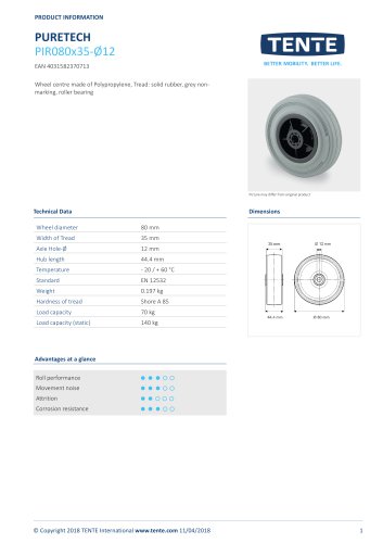 PURETECH PIR080x35-Ø12