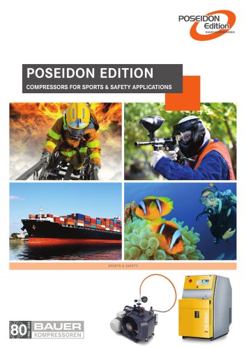 POSEIDON EDITION COMPRESSORS FOR SPORTS & SAFETY APPLICATIONS
