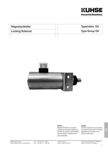 Locking Solenoids