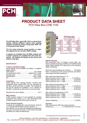 PCH Raw Box CHB 1145
