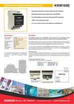  INSULATION RELAY FOR NON-GROUNDED LIVE DC MAIN