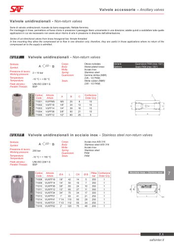 Ancillary Valves