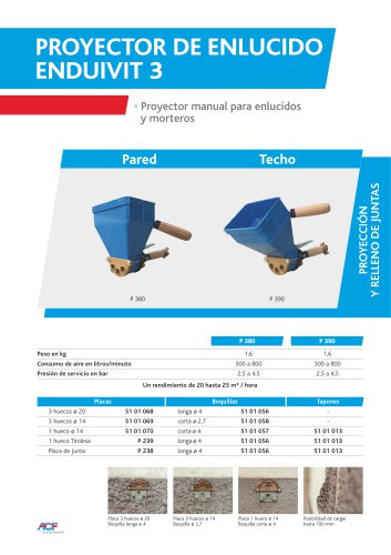 PROYECTOR DE ENLUCIDO ENDUIVIT 3