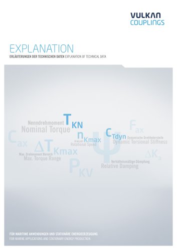 Explanations of technical data : english / german