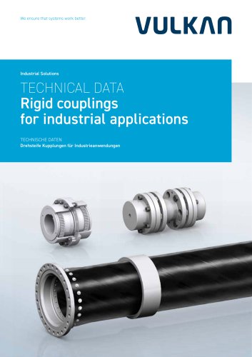 Rigid couplings for industrial applications