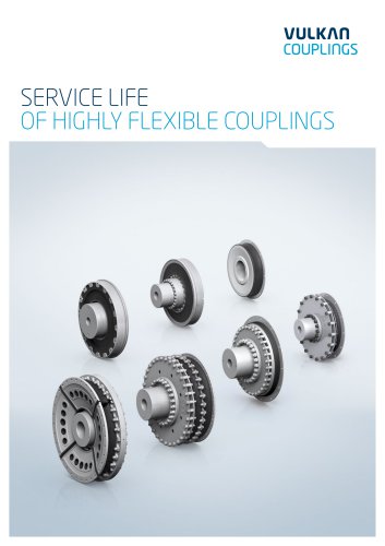 Service life of highly flexible couplings