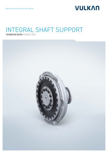 Technical data Integral Shaft Support