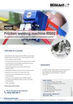 RS02 Friction welding machine