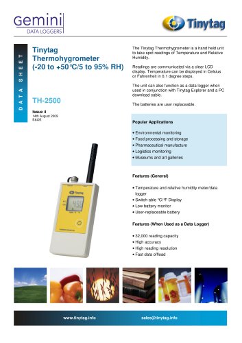 Thermohygrometer TH-2500