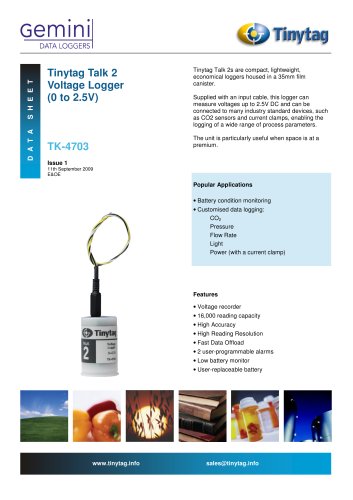 Voltage logger TK-4703