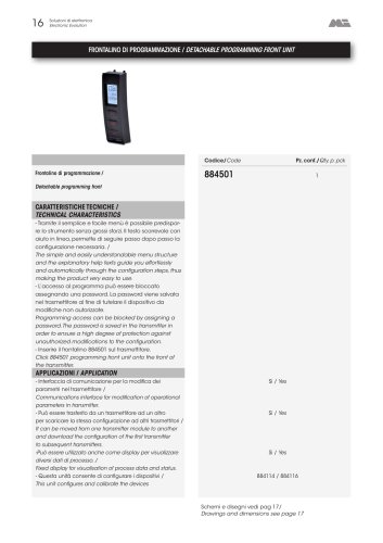 DETACHABLE PROGRAMMING FRONT UNIT