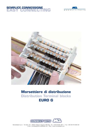 Distribution terminal blocks 