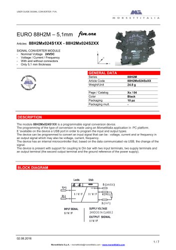 SIGNAL CONVERTER MODULE