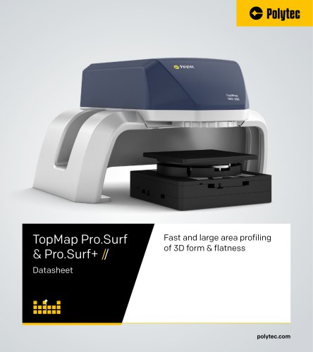 Datasheet TopMap Pro.Surf // Large area 3D form & flatness measurement