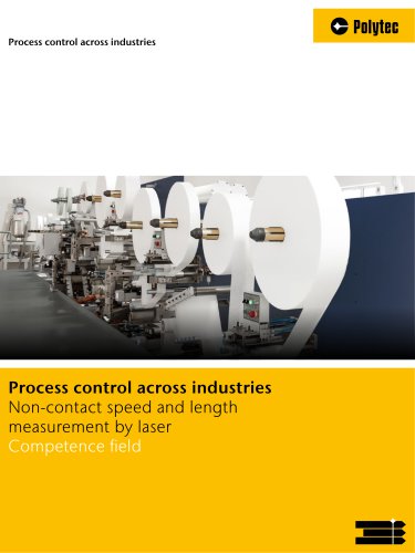 Process control across industries | Optical length and speed sensors