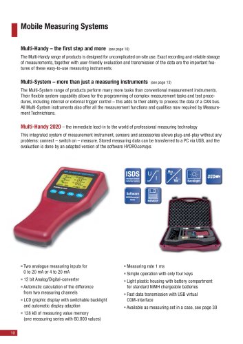 Mobile Measuring Systems