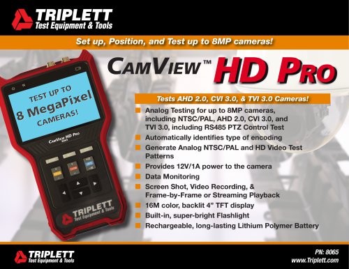 CamView HD Pro 8065