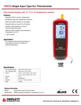 TMP50 Single Input Type K/J Thermometer