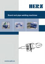 Board and pipe welding machines