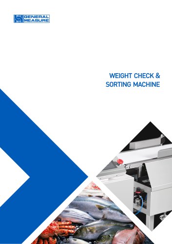 Weight check & sorting machine catalog