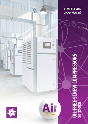 Oil free compressors XR 37-280