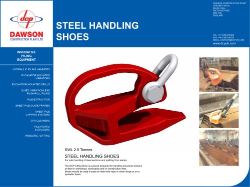 steel handling shoes