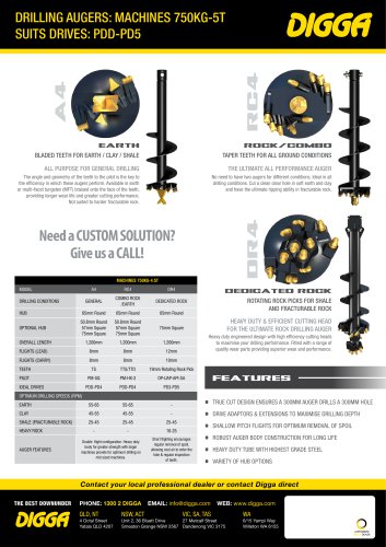 Augers - A4-RC4-DR4