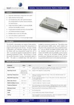 SOLAR-2 : Dual Axis Inclinometer, RS232 or RS485 Output