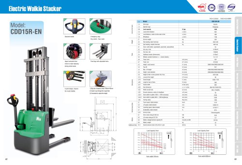 XILIN / CDD15R-EN / Electric Stacker