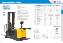 XILIN / Counterbalanced Electric Stacker / CPD15R