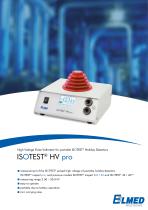 Data sheet ISOTEST HV pro
