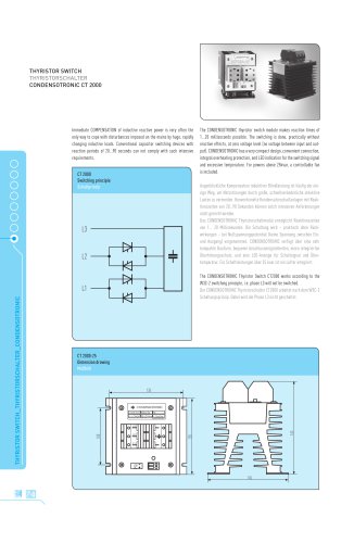 Condensotronic CT2000 Thyristor Switch