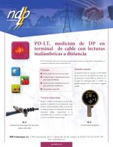 PD-LT medición de DP en terminal de cable con lecturas inalámbricas a distancia