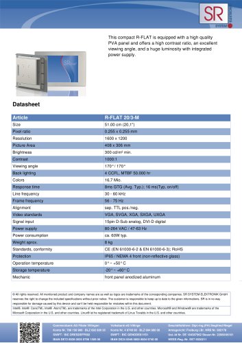 R-FLAT 20/3-M