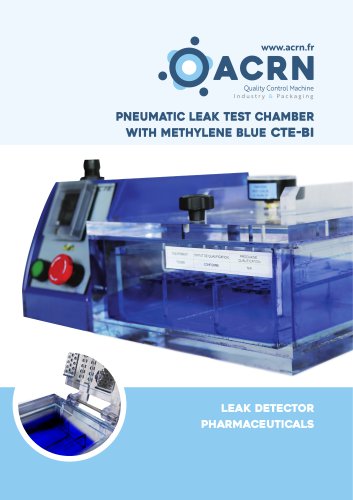 Methylene Blue Pharmaceutical Leak Detector