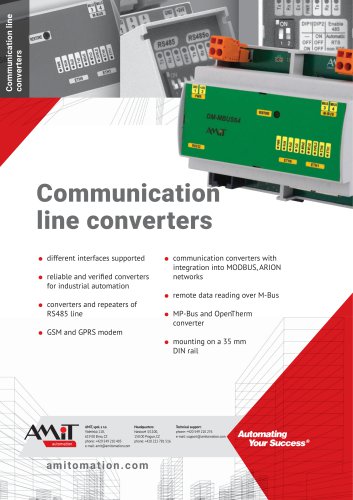 Communication line converters