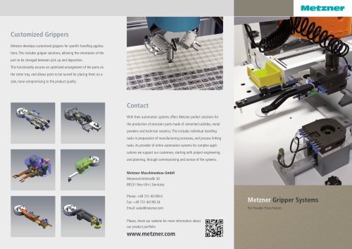 Metzner Gripper Systems