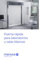 Puerta rápida para laboratorios y salas blancas -1