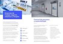 Puerta rápida para laboratorios y salas blancas -2