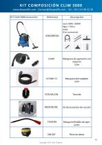 CLIM 3000 - CATÁLOGO - AIRE ACONDICIONADO LIMPIADOR DE VAPOR ESPECIAL - 13