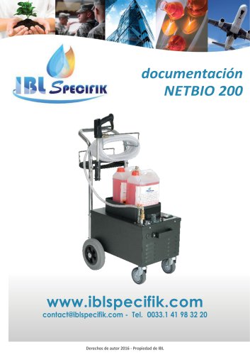 NETBIO 200 -CAÑÓN DE ESPUMA PROFESIONAL