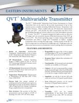 QVT Multivariable Transmitter for Air Flow Measurement: Spec Sheet