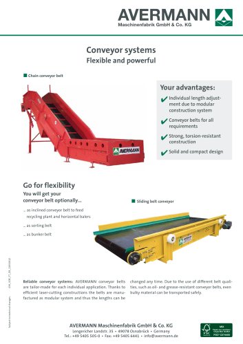 Conveyor systems