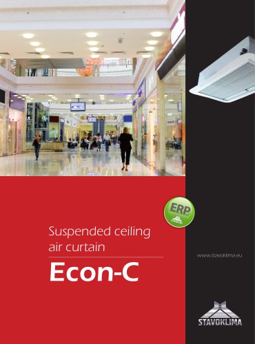 Suspended ceiling air curtain Econ - C