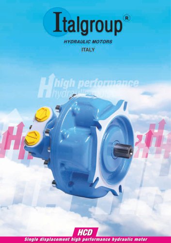 HCD series - Single displacement high performance hydraulic motor