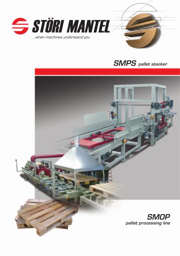 After-treatment line for automatic nailing lines