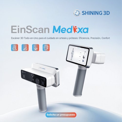 Escáner 3D Todo-en-Uno para el cuidado en ortesis y prótesis EinScan Medixa