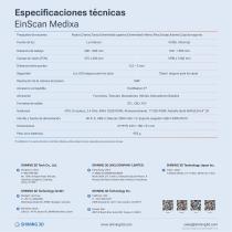 Escáner 3D Todo-en-Uno para el cuidado en ortesis y prótesis EinScan Medixa-7