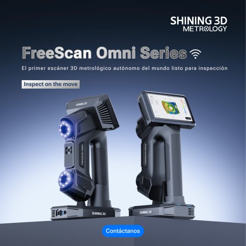 FreeScan Omni Series - El primer escáner 3D metrológico autónomo del mundo listo para inspección