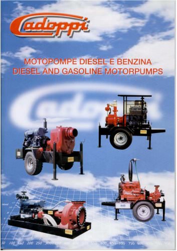 CATALOGUE MOTOPUMPS PROFESSIONAL DIESEL CENTRIFUGAL